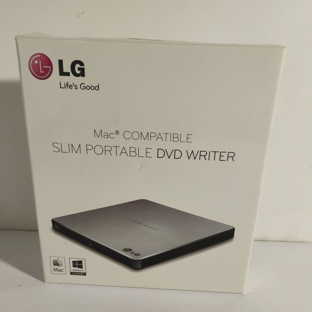 LG  Slim Portable USB DVD Writer for Windows, Mac, Desktop, Laptop Computer